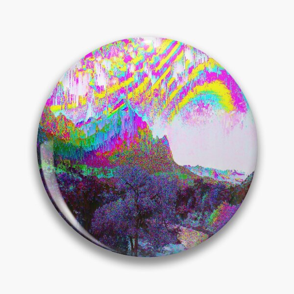 Item preview, Scenic Nature View Glitch Art  designed and sold by glitchhub.