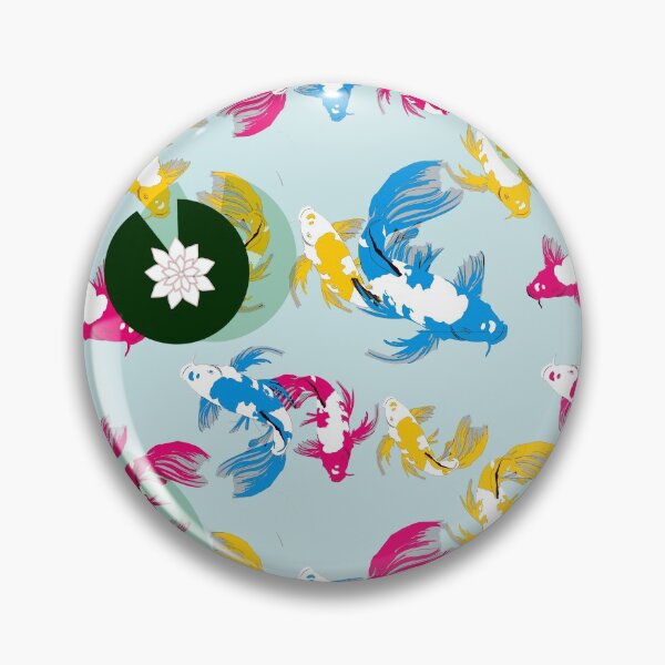 Item preview, Subtle Pan Flag Koi Pond designed and sold by -Gedwolcraeft-.