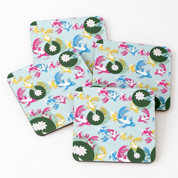 Item preview, Subtle Pan Flag Koi Pond designed and sold by -Gedwolcraeft-.