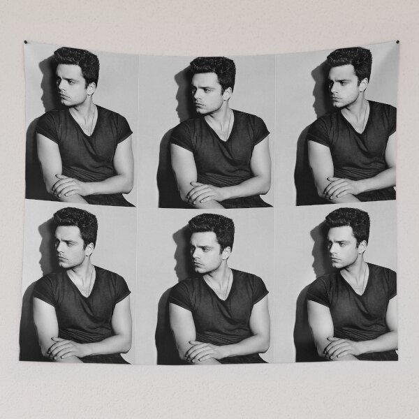 Item preview, Sebastian Stan Blankets | Sebastian Stan Stickers | Sebastian Stan iphone Cases designed and sold by momenus.