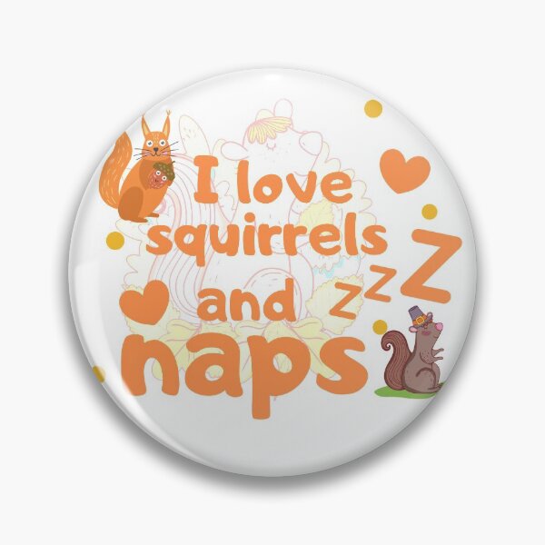 Artikelvorschau, Ich liebe Eichhörnchen und Nickerchen -Funny Squirrel Lover Design- entworfen und verkauft von Red-ElYoubi.
