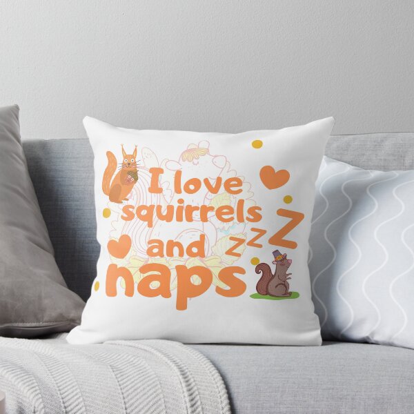 Item preview, I Love Squirrels And Naps -Funny Squirrel Lover Design- designed and sold by Red-ElYoubi.