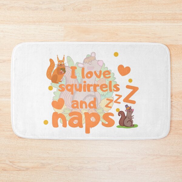 Item preview, I Love Squirrels And Naps -Funny Squirrel Lover Design- designed and sold by Red-ElYoubi.