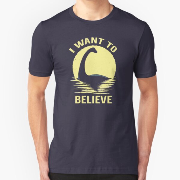 Believe In Nessie Slim Fit T-Shirt