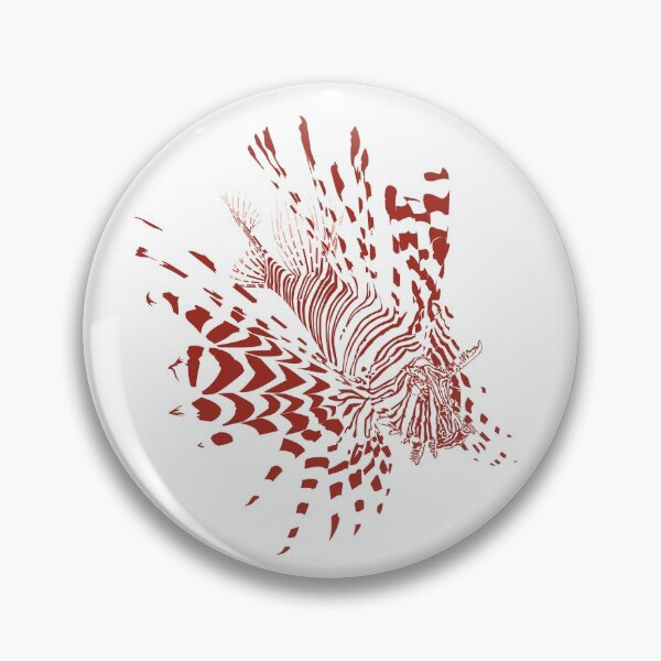 Item preview, Lionfish Stripe Outline designed and sold by SHARK ERAU.