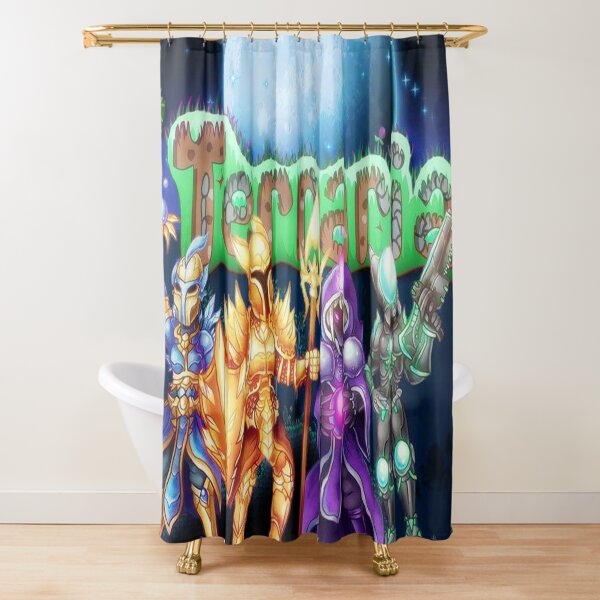 Terraria Shower Curtains Redbubble