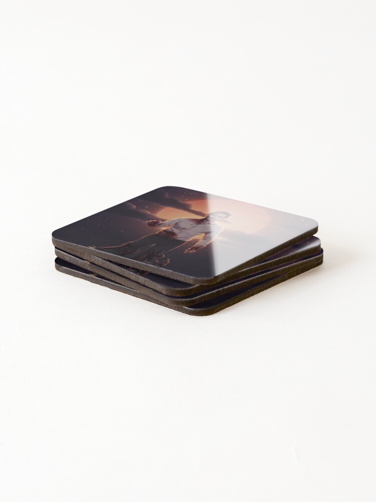 Thumbnail 4 of 5, Coasters (Set of 4), Setting Sun designed and sold by A-M-R-.