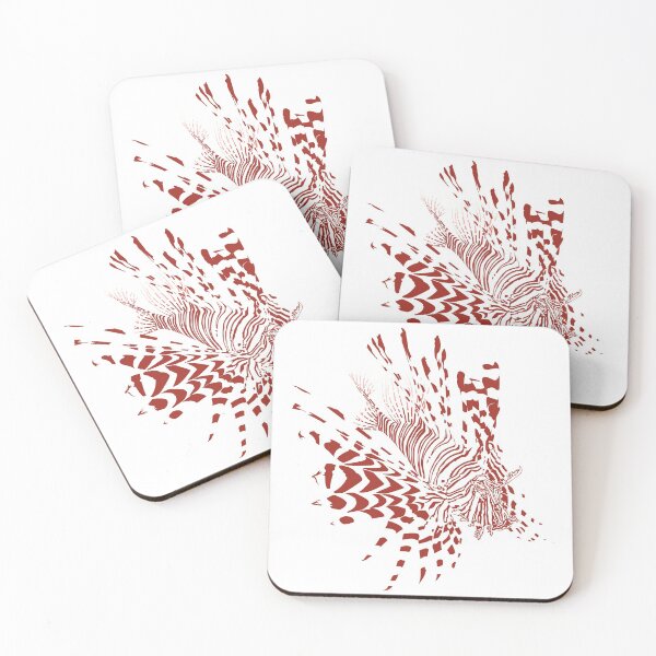 Item preview, Lionfish Stripe Outline designed and sold by SHARK ERAU.