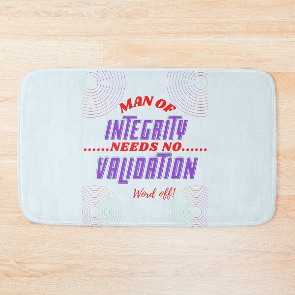 Item preview, Man of integrity needs no validation,strength and honesty designed and sold by Mammanation.