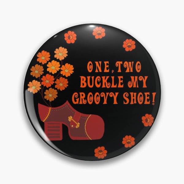 Item preview, Groovy Shoe Badge designed and sold by KizzyW.