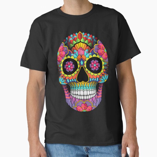 Item preview, sugar skull full colors designed and sold by cat poe.