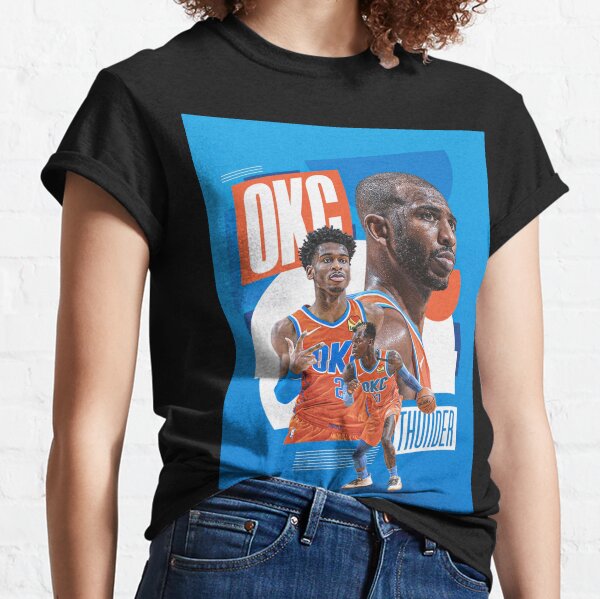 Blue Graphic Shai Gilgeous-Alexander Sga Okc Thunder Unisex T-Shirt