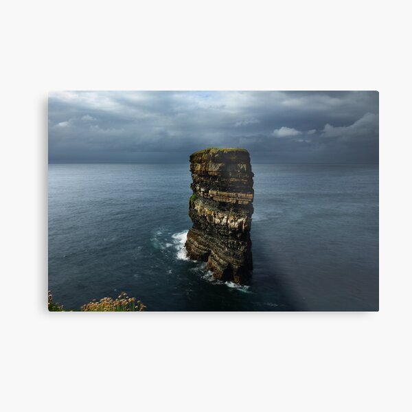 Dun Briste Sea Stack Metal Print
