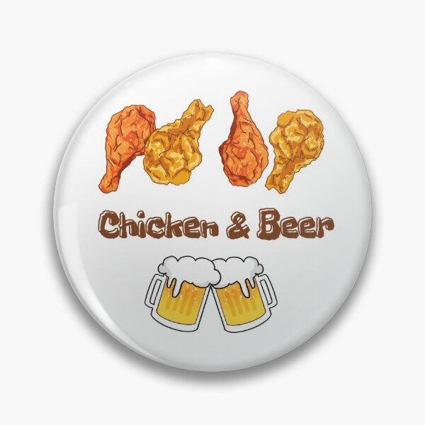 Item preview, Chicken and Beer designed and sold by Yujububu.