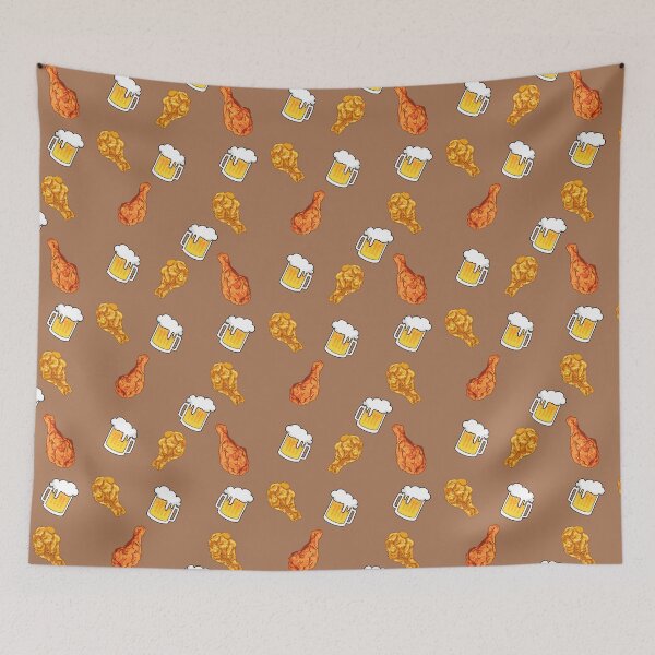 Item preview, Chicken and Beer designed and sold by Yujububu.