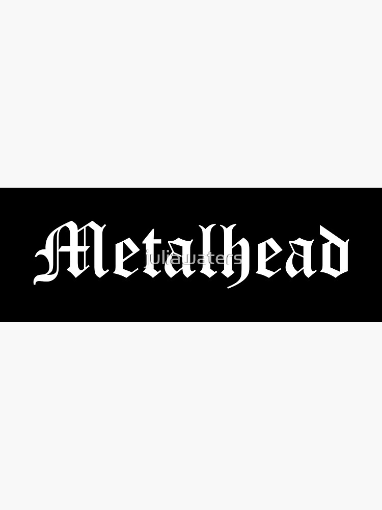 Thumbnail 3 of 3, Sticker, Metalhead Art Shirt, Sticker, Accessories designed and sold by juliawaters.