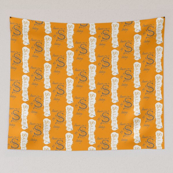 Aperçu de l'œuvre SalserA Styled Type - Orange Blanc créée et vendue par ASX2099.