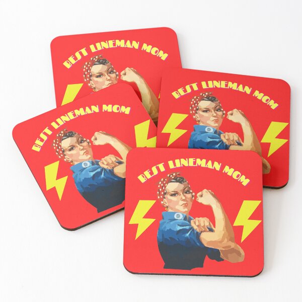 Item preview, BEST LINEMAN MOM designed and sold by sweetorange0.