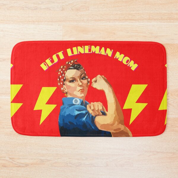 Item preview, BEST LINEMAN MOM designed and sold by sweetorange0.