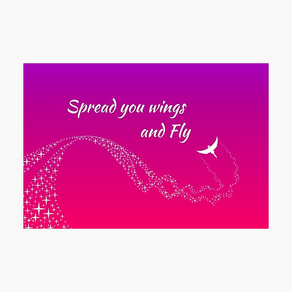 Item preview, Spread your wings and Fly  designed and sold by MystixJack.