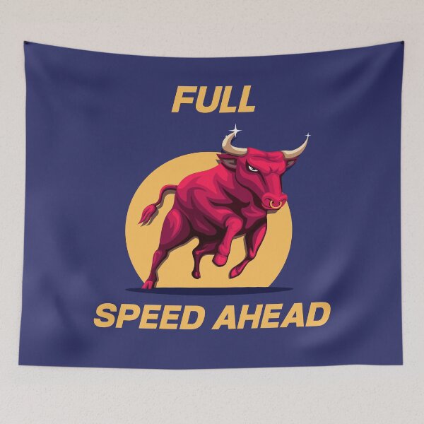 Item preview, Charging Bull for Bullish Investment Strategies designed and sold by MagicStrawberry.