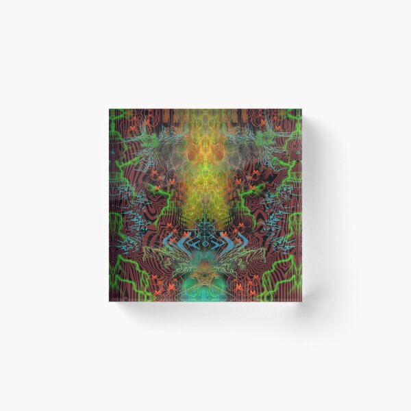 Item preview, The Warmth of Swamp Thunder (abstract, experimental, psychedelic, warm colors) designed and sold by Discordant Dreams Art.
