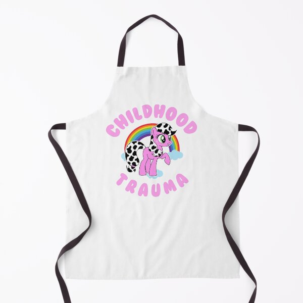 Item preview, CHILDHOOD TRAUMA - Depression Mental Health Sarcastic Dark Humor Emo Nite Goth Gothic Tee My Little Pony Unicorn designed and sold by nomadique.