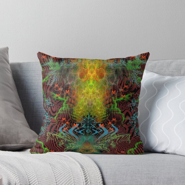 Item preview, The Warmth of Swamp Thunder (abstract, experimental, psychedelic, warm colors) designed and sold by Discordant Dreams Art.
