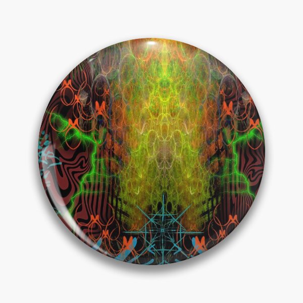 Item preview, The Warmth of Swamp Thunder (abstract, experimental, psychedelic, warm colors) designed and sold by Discordant Dreams Art.