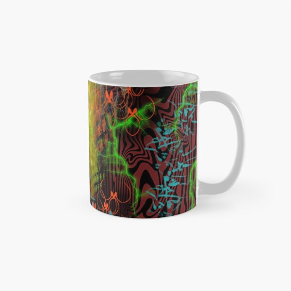 Item preview, The Warmth of Swamp Thunder (abstract, experimental, psychedelic, warm colors) designed and sold by Discordant Dreams Art.