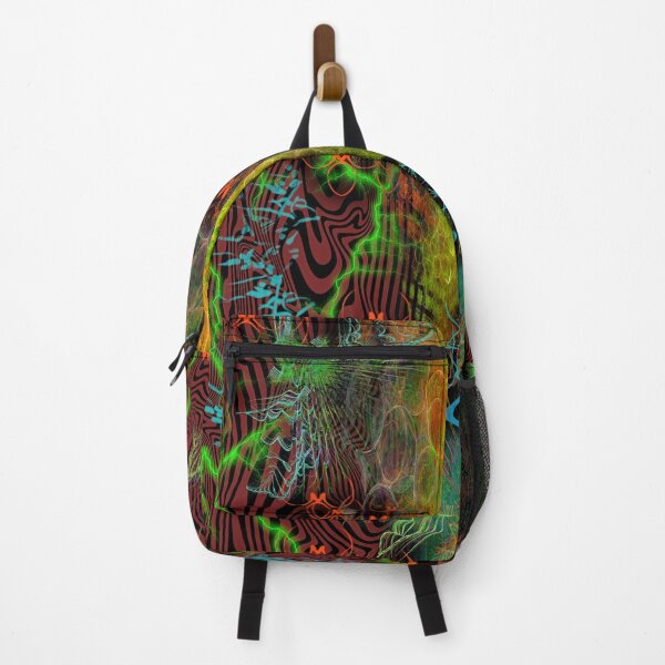 Item preview, The Warmth of Swamp Thunder (abstract, experimental, psychedelic, warm colors) designed and sold by Discordant Dreams Art.