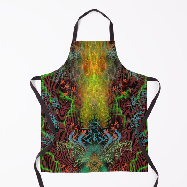 Item preview, The Warmth of Swamp Thunder (abstract, experimental, psychedelic, warm colors) designed and sold by Discordant Dreams Art.