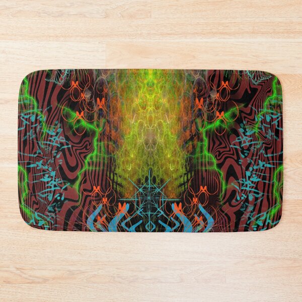 Item preview, The Warmth of Swamp Thunder (abstract, experimental, psychedelic, warm colors) designed and sold by Discordant Dreams Art.