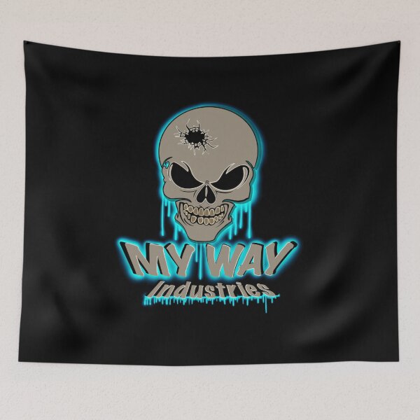 Item preview, Large my way skull designed and sold by bamz2012.