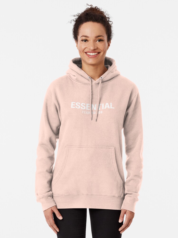 Essentials fear of discount god pink hoodie