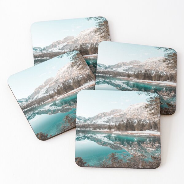 Item preview, Lake surrounded by Trees and Snow covered Mountains during daytime designed and sold by BEyourself be.