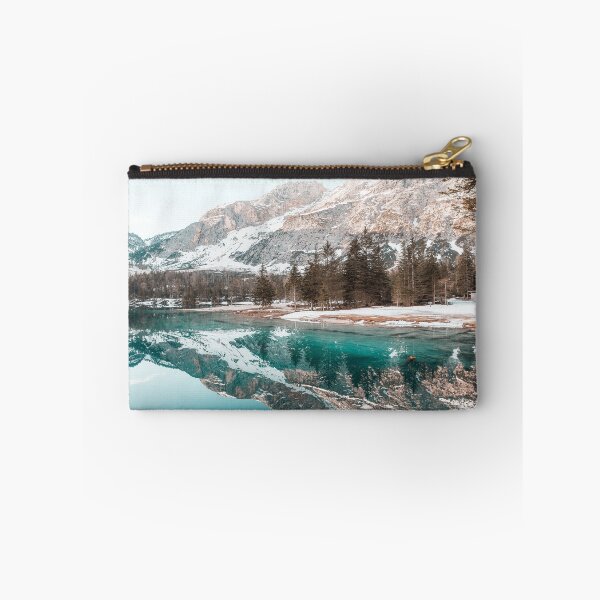 Item preview, Lake surrounded by Trees and Snow covered Mountains during daytime designed and sold by BEyourself be.