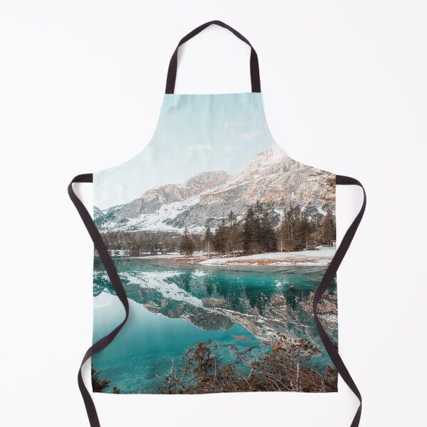 Item preview, Lake surrounded by Trees and Snow covered Mountains during daytime designed and sold by BEyourself be.