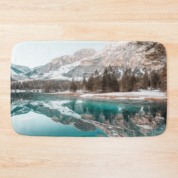 Item preview, Lake surrounded by Trees and Snow covered Mountains during daytime designed and sold by BEyourself be.