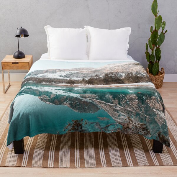 Item preview, Lake surrounded by Trees and Snow covered Mountains during daytime designed and sold by BEyourself be.