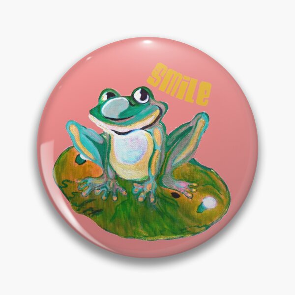 Item preview, Frog Gifts | Positive Quote | Smile | Teacher Gifts | Camping Decor | Frog Decor | Painting Of Frog designed and sold by concettaellis.