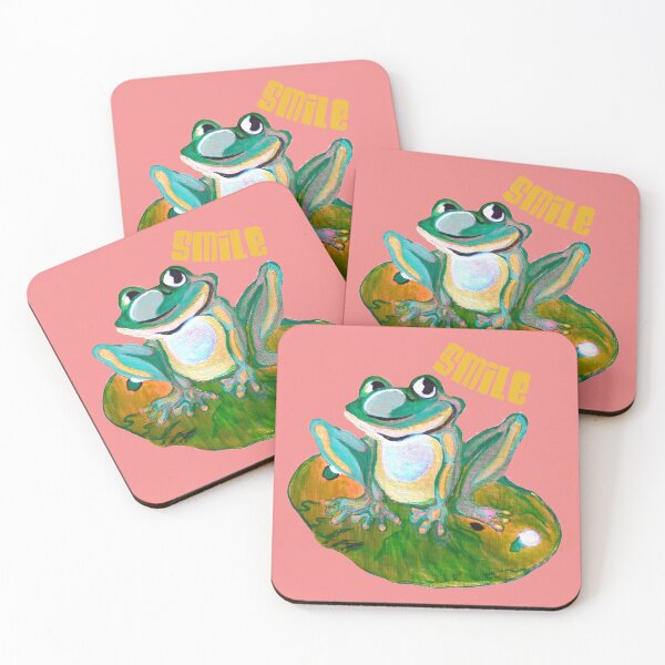 Item preview, Frog Gifts | Positive Quote | Smile | Teacher Gifts | Camping Decor | Frog Decor | Painting Of Frog designed and sold by concettaellis.