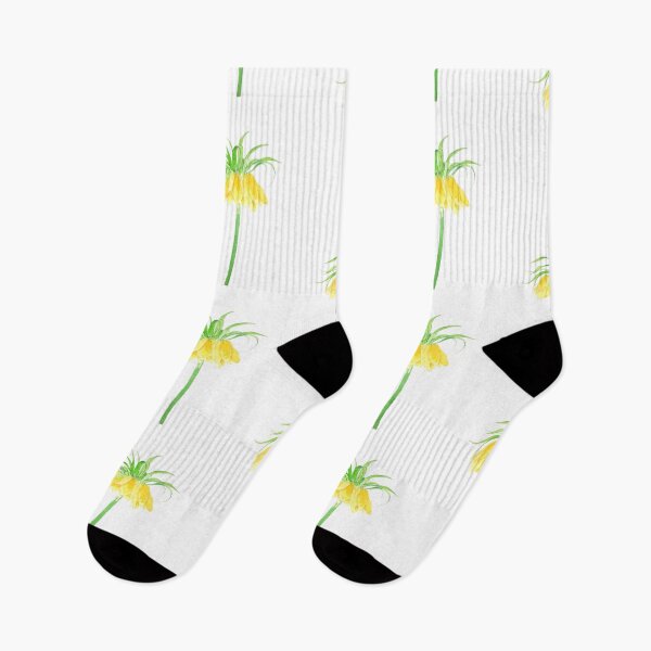 Item preview,  hand painted Yellow Crown Imperial Fritillaria  watercolor designed and sold by ColorandColor.