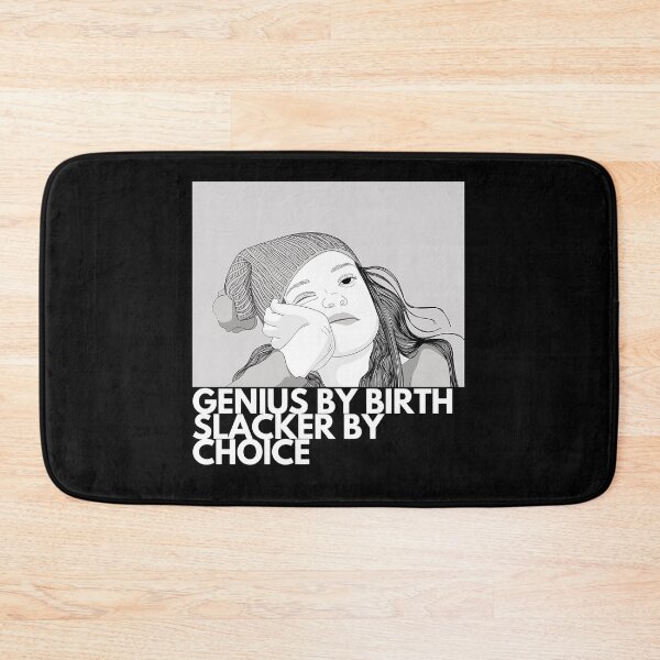 Item preview, genius by birth slacker by choice designed and sold by Christeena-.