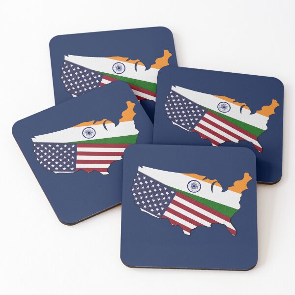 Item preview, Flag of India and Flag of USA, designed and sold by Tamarage.