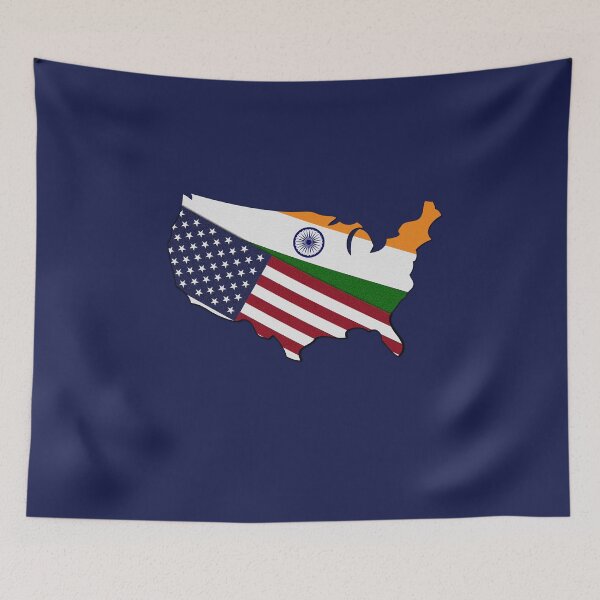 Item preview, Flag of India and Flag of USA, designed and sold by Tamarage.