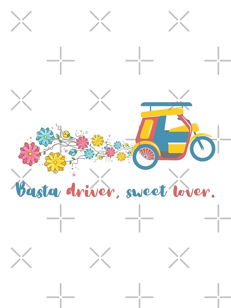 "Basta driver, sweet lover pinoy tricycle" Poster by MyPrintCharming
