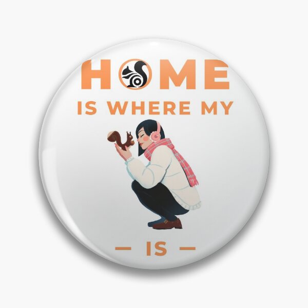 Item preview, Home Is Where My Squirrel Is -Squirrels Lover - designed and sold by Red-ElYoubi.