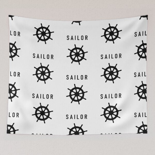 Item preview, Navy Wheel Sailor Sailing Captain Skipper Sports Hobby designed and sold by AndiHK.