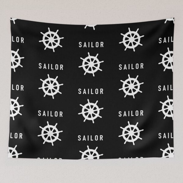Item preview, Navy Wheel Sailor Sailing Captain Skipper Sports Hobby designed and sold by AndiHK.